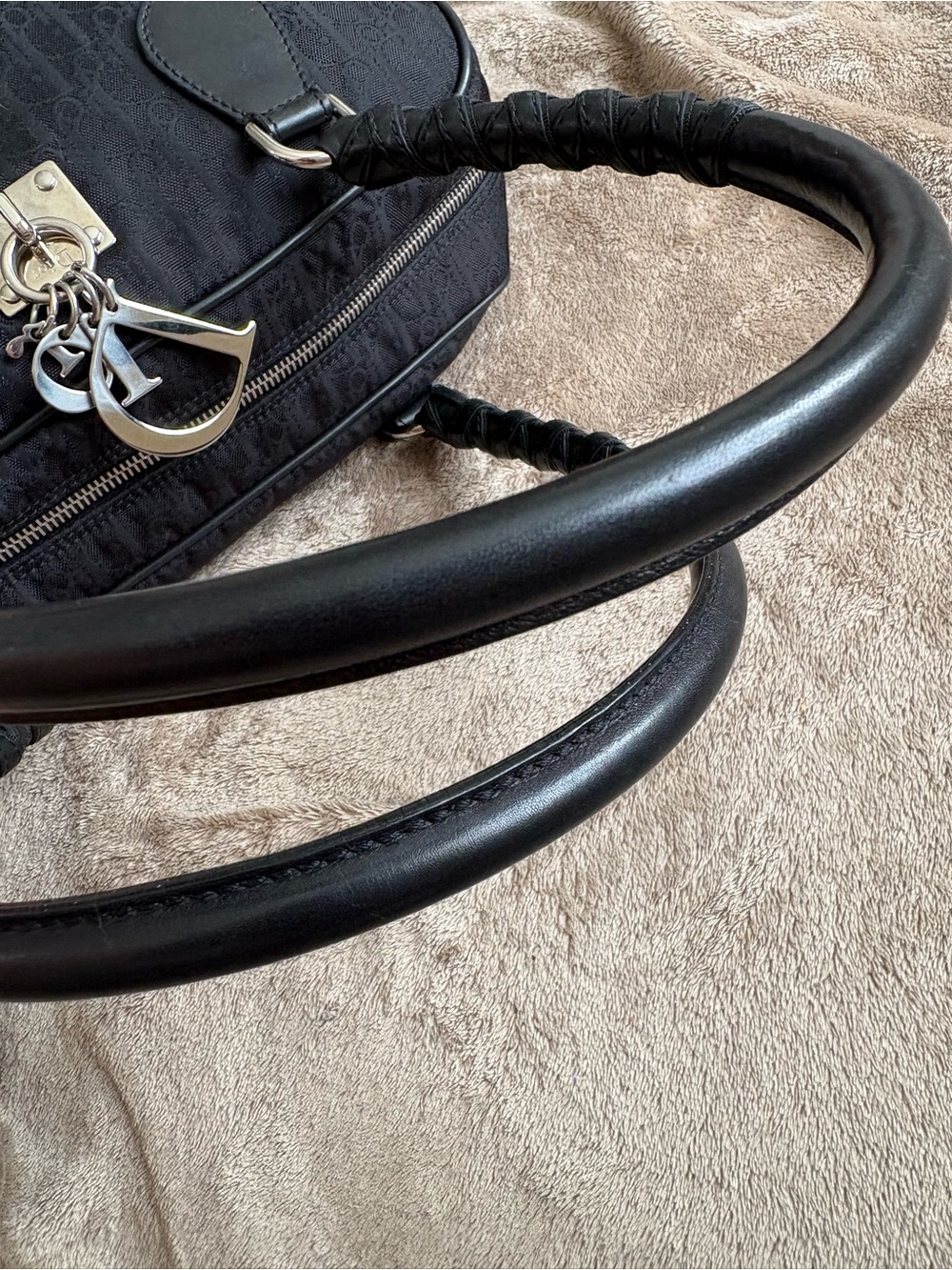 Christian Dior Galliano Era Black Diorissimo shoulder bag - Picture 6 of 8
